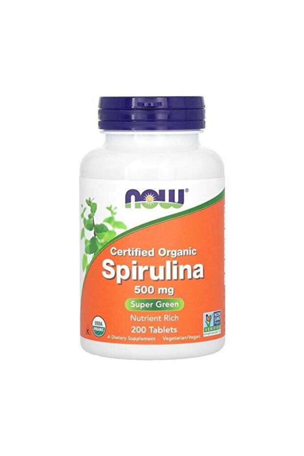 Organic Spirulina 500mg 500 Tablets