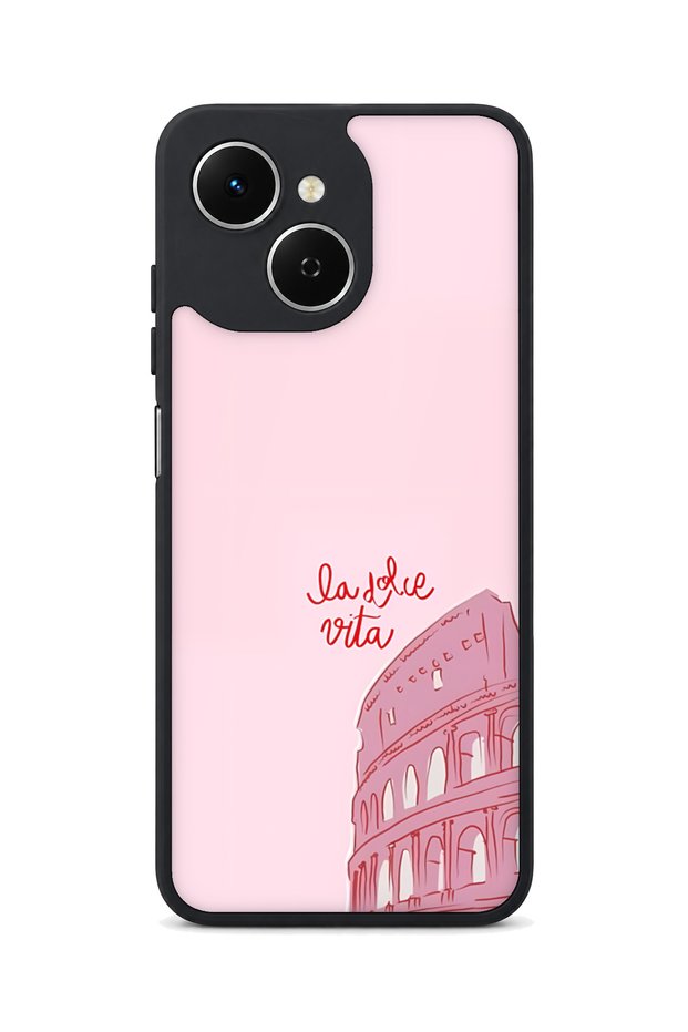 Spark 40C Compatible Ladolcevita Patterned Camera Protected Shockproof Case
