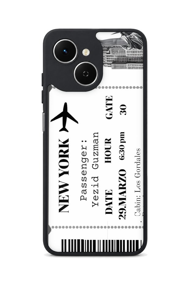 Spark 40C Compatible Newyork Patterned Camera Protected Shockproof Case