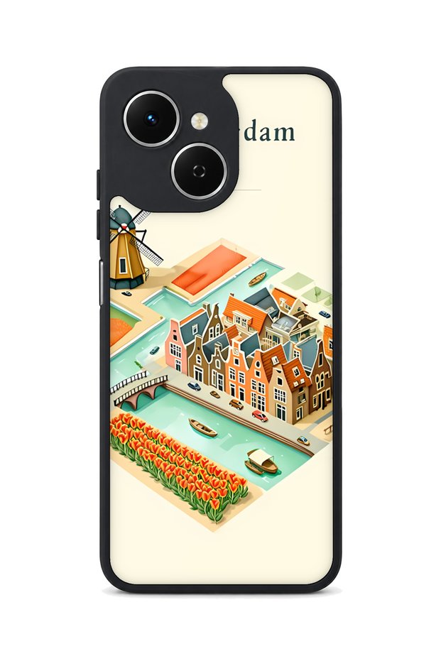 Spark 40C Compatible Amsterdam Patterned Camera Protected Shockproof Case