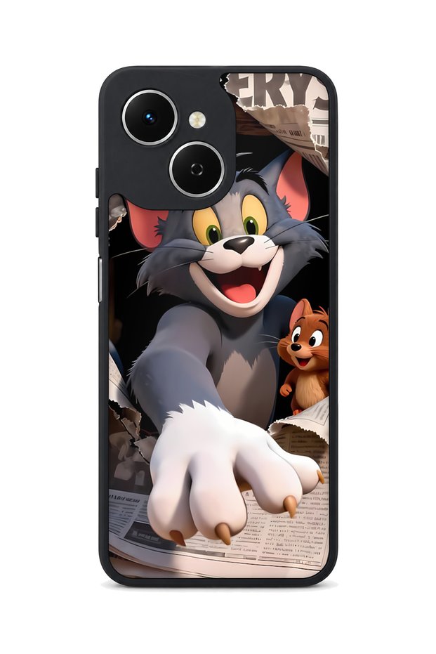 Spark 40C Compatible Catmouse Patterned Camera Protected Shockproof Case