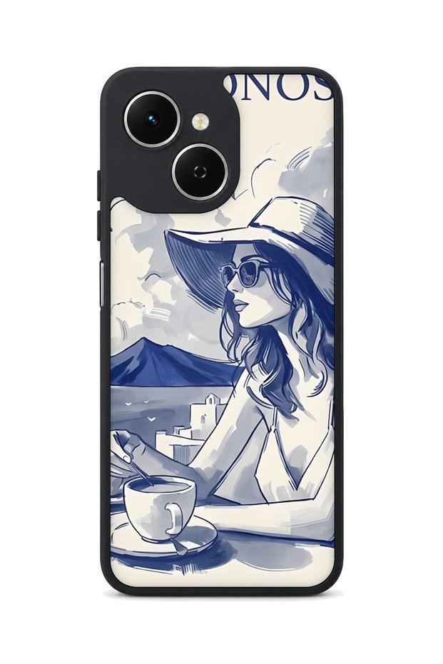 Spark 40C Compatible Mykonos Patterned Camera Protected Shockproof Case