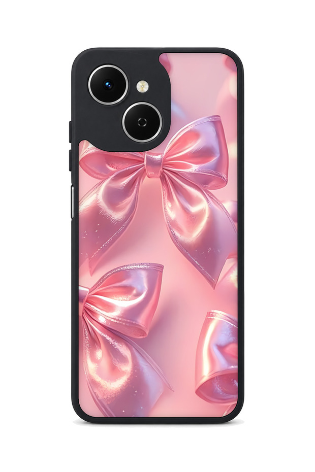 Spark 40C Compatible Pink Ribbon Patterned Camera Protected Shockproof Case