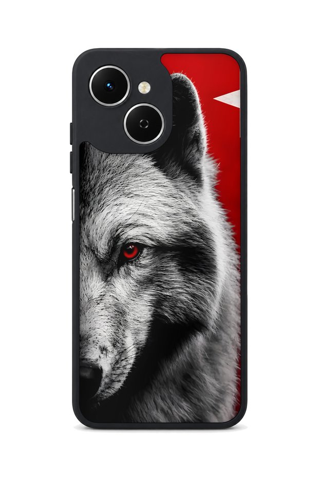 Spark 40C Compatible Bozkurtbayrak Patterned Camera Protected Shock-Resistant Case