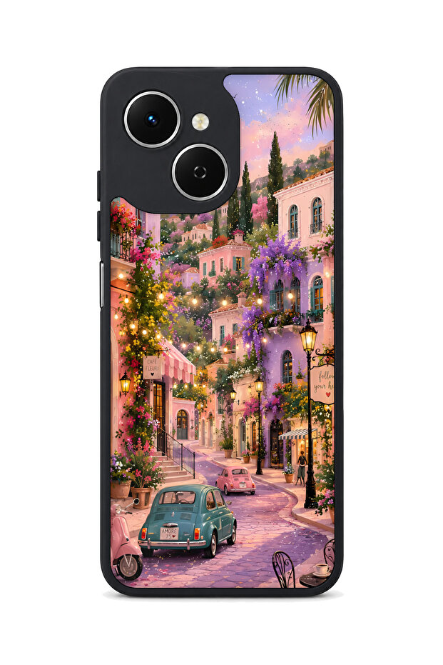 Spark 40C Compatible Floral Street Pattern Camera Protected Shockproof Case