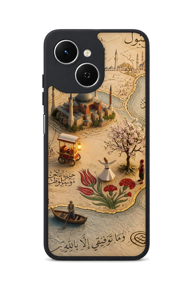 Spark 40C Compatible Istanbul Patterned Camera Protected Shockproof Case