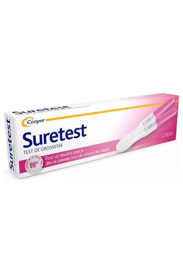 Test de sarcină Suretest, 2 teste, detecție precisă, urină, set