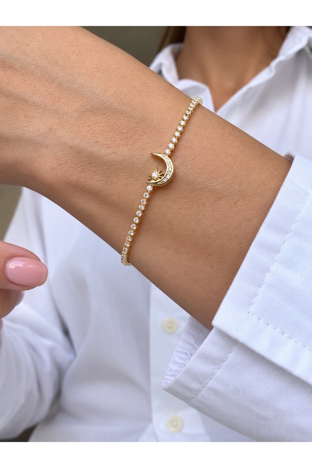 Moon Star Model Tennis Bracelet