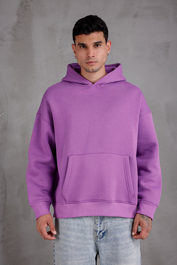KAPSONLU BASIC SWEATSHIRT