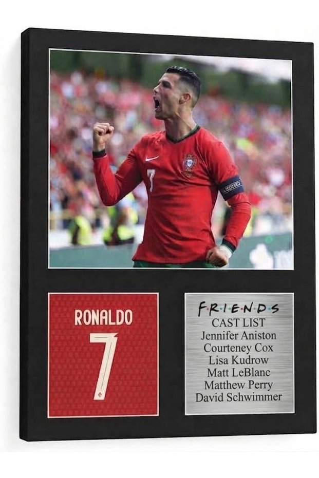 Cristiano Ronaldo Portugal Gifts Printed Signed Autograph Photo for Football Supporters and Fans - Gallery Wrap Ready to Hang Home Decor 40x60