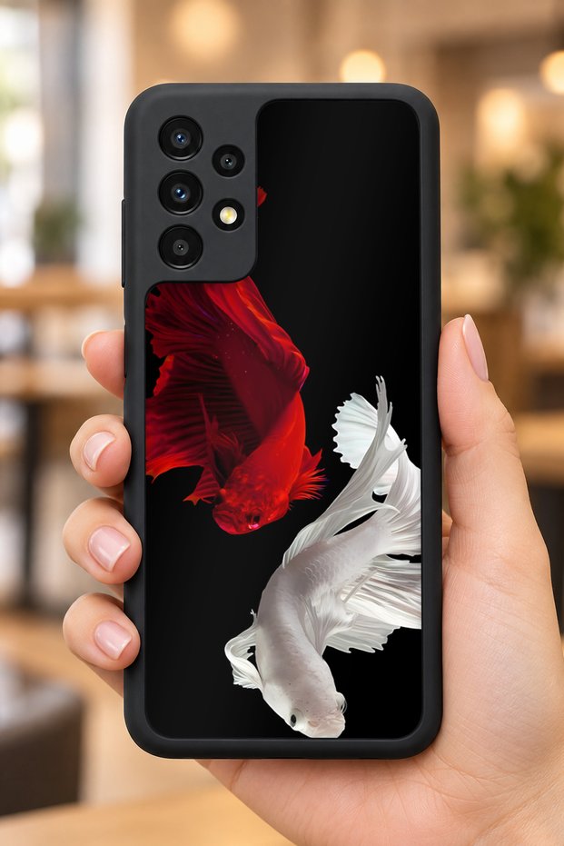 Samsung Galaxy A13 / A23 Compatible Aquarium Patterned Camera Protected Shockproof Case