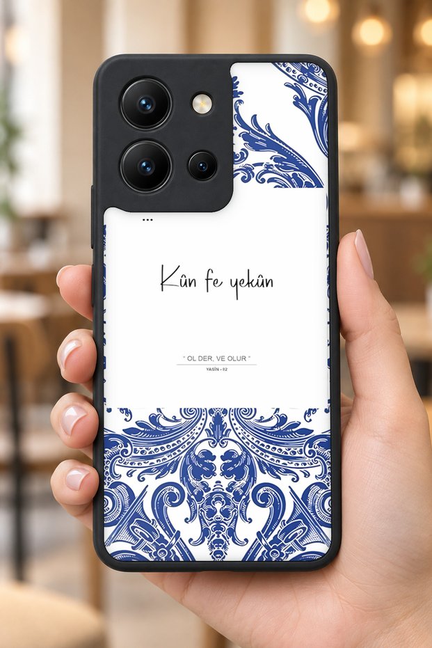 حافظة مقاومة للصدمات متوافقة مع Vivo Y36 مع حماية للكاميرا بنمط Künfeyekûn