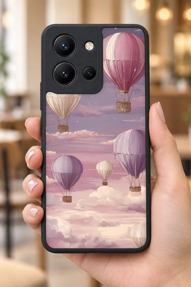 حافظة مقاومة للصدمات متوافقة مع كاميرا Vivo Y36 ذات نمط بالون واقٍ