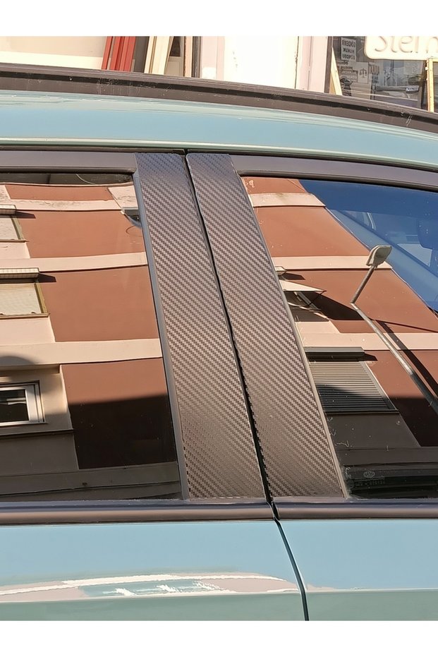 Carbon Foil 50X25 cm 2 Pieces / Carbon Car Door Post Covering / Carbon Car Door Post Covering