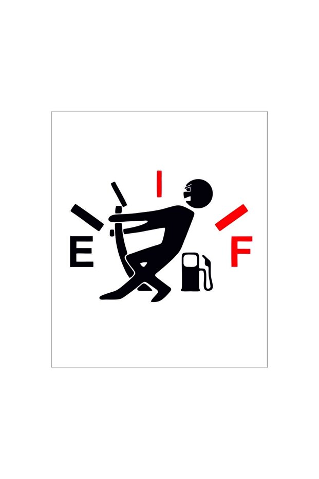 Sticker Fuel Indicator Tank Cover Sticker