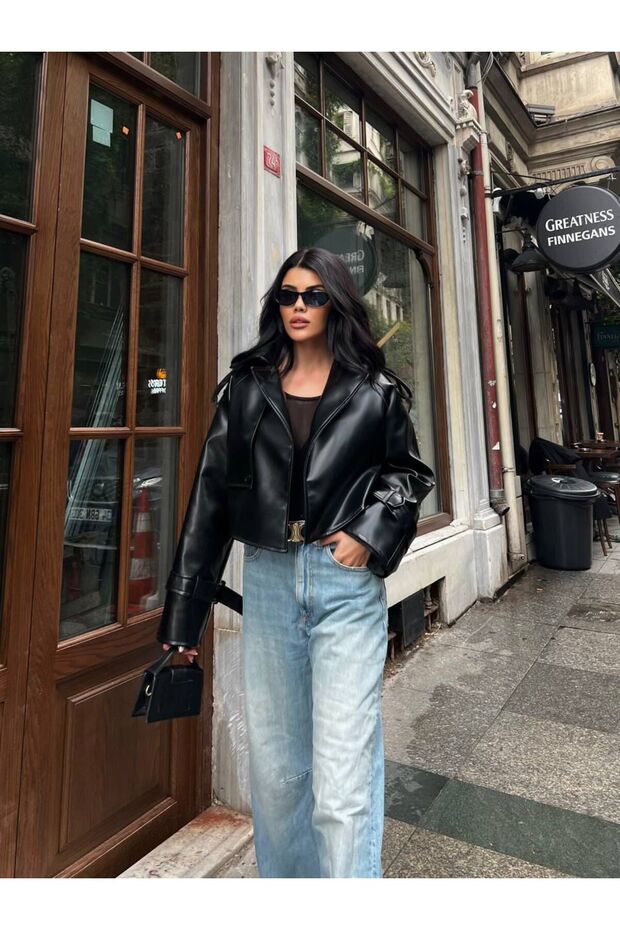 Black Premium Quality Leather Jacket