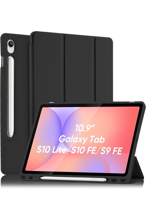 Case for Samsung Galaxy Tab S10 Lite/Tab S10 FE/S9 FE 10.9 Inch/S9 11 Inch with S Pen Holder