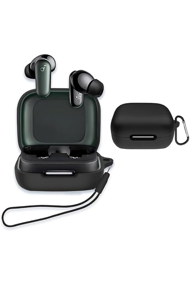 غطاء سيليكون لسماعات Soundcore p30i من Anker، غطاء ناعم مقاوم للصدمات.
