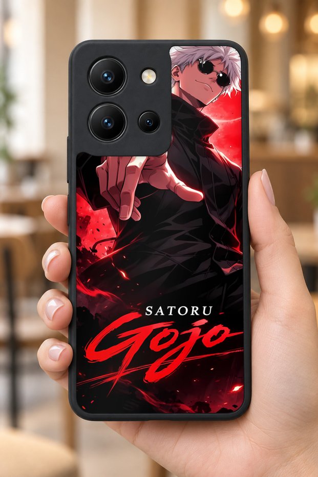 حافظة مقاومة للصدمات متوافقة مع Vivo Y36 ونمط Gojo مع حماية للكاميرا