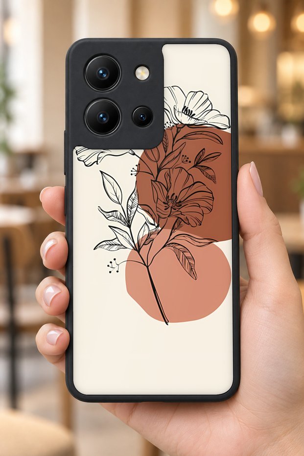 حافظة مقاومة للصدمات متوافقة مع Vivo Y36 مع حماية للكاميرا بنمط الرسم