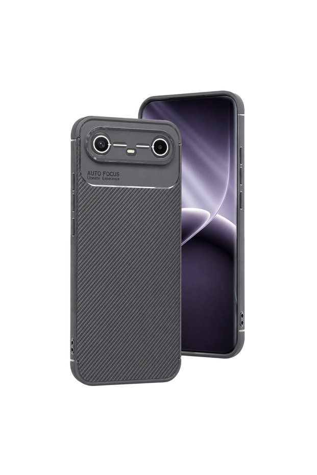 Tecno spark slim 5g auto focus carbon cover - grey