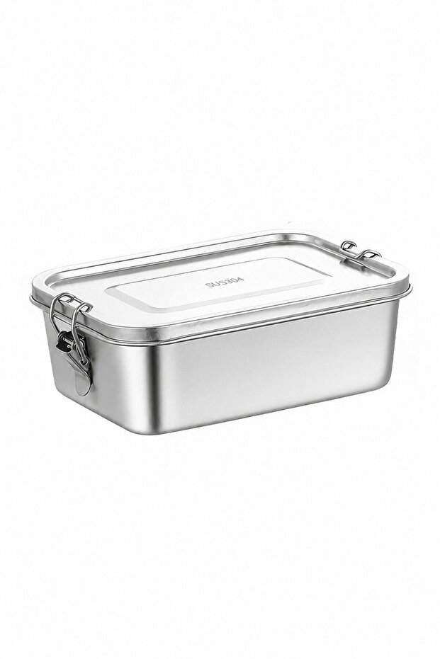 Complete 304 Steel 1100 ml Lockable Food Fruit Meat Refrigerator Nutrition Storage Container Mt322