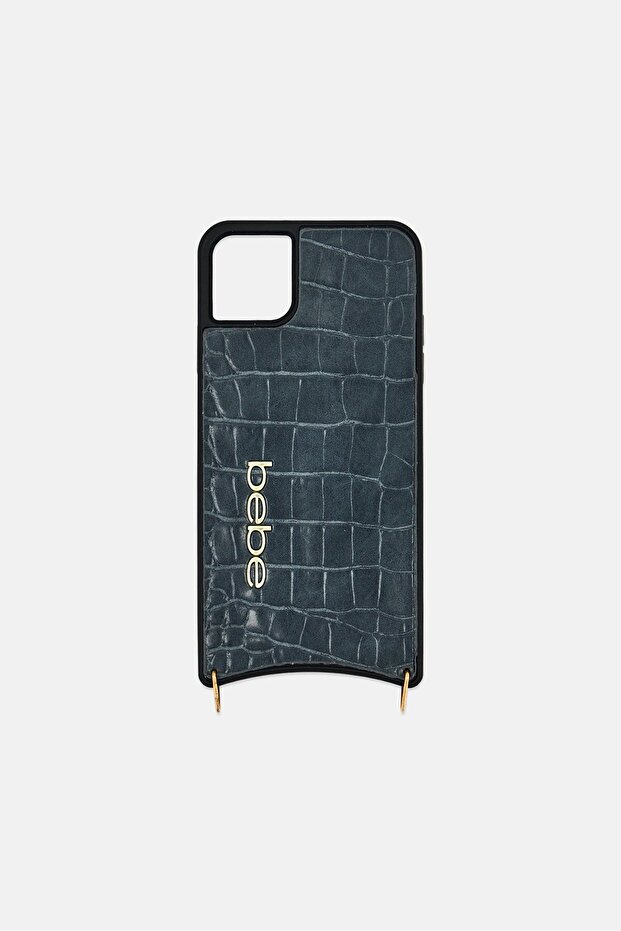 Fabiola I Phone 11 Max Pro Protective Case With Crossbody Strap, Grey