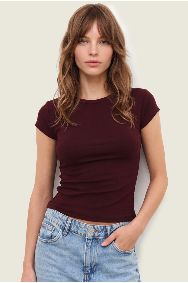 Kısa Kollu Basic T-Shirt