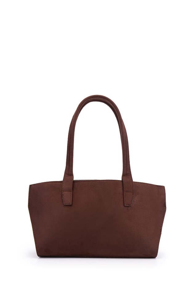 Baguette Form Suede Clark Women's Shoulder Bag
