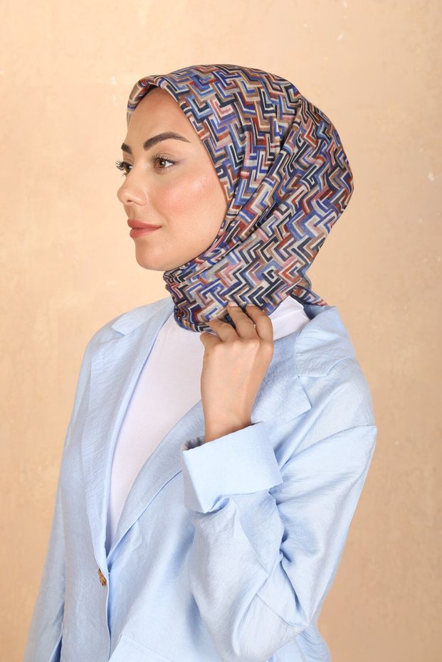 Soft Pamuk Eşarp Saks