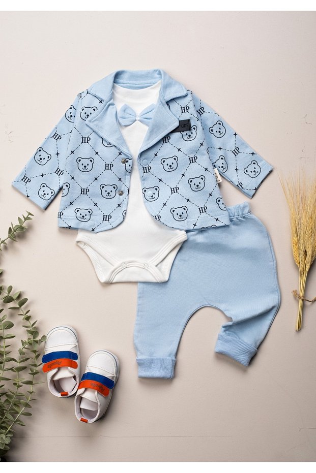 Jacketed Bear Seasonal Men's 3-Piece Suit | Two Threads |