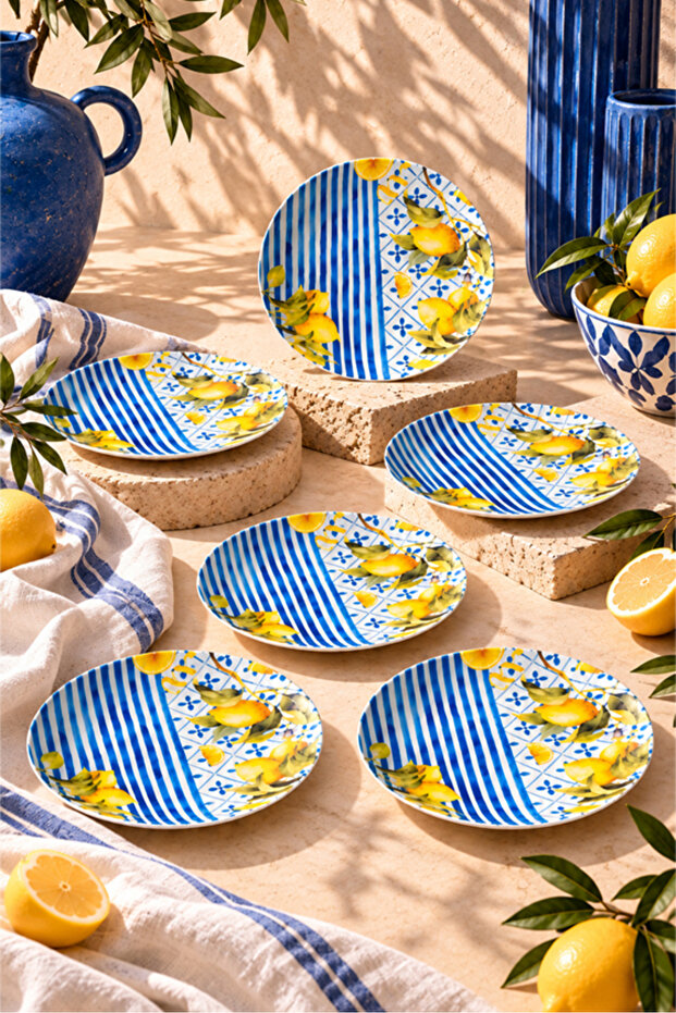 Limonte 6 Piece Cake Set