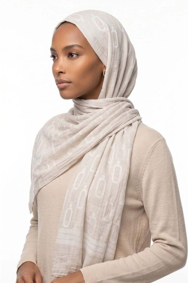 Chain Flow Shawl Stone