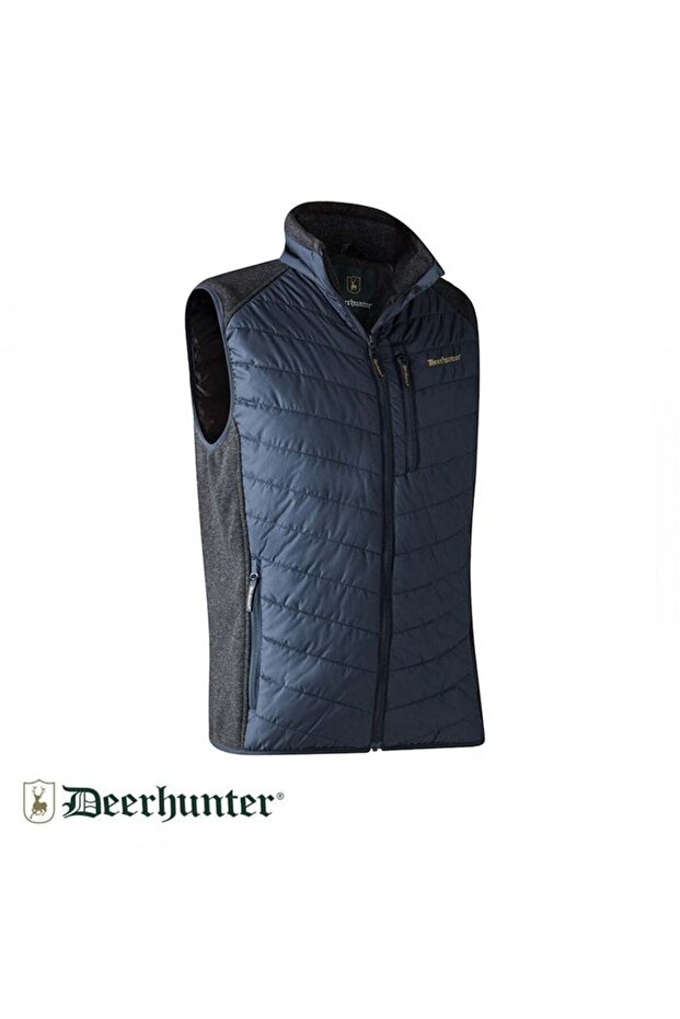 Moor Padded Navy Blue Softshell Vest m
