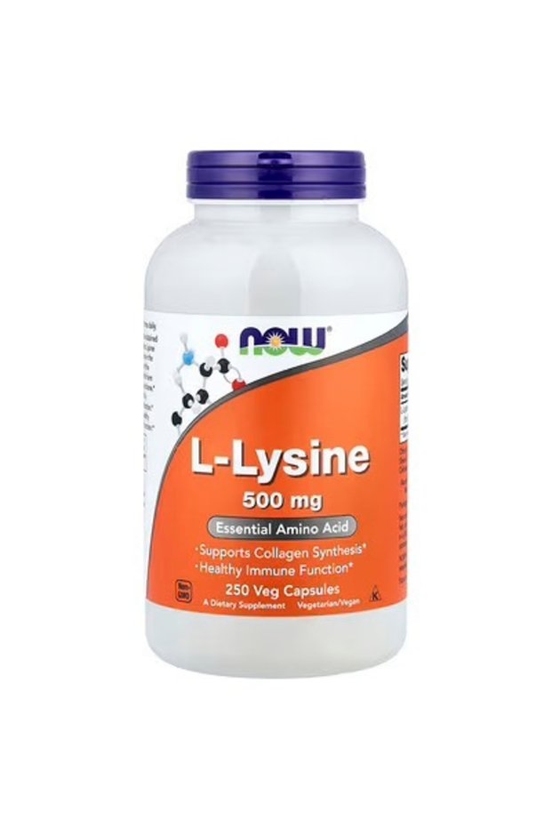 L-Lysine Eaa 500 Mg 250 Veg. Capsules - Supports Collagen Synthesis* - Supports Immune Function