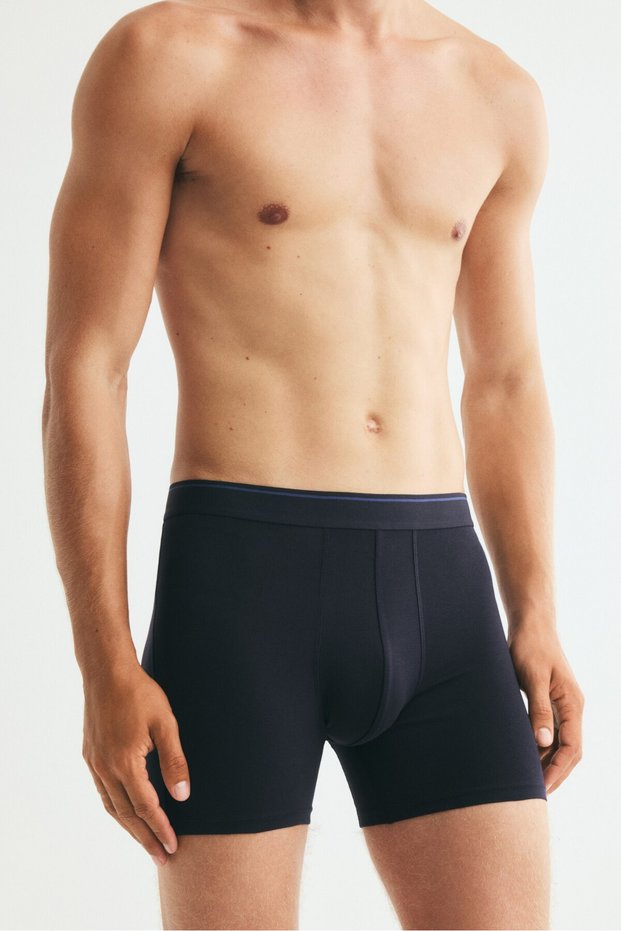 3'lü Normal Paça Boxer Şort Lycra®