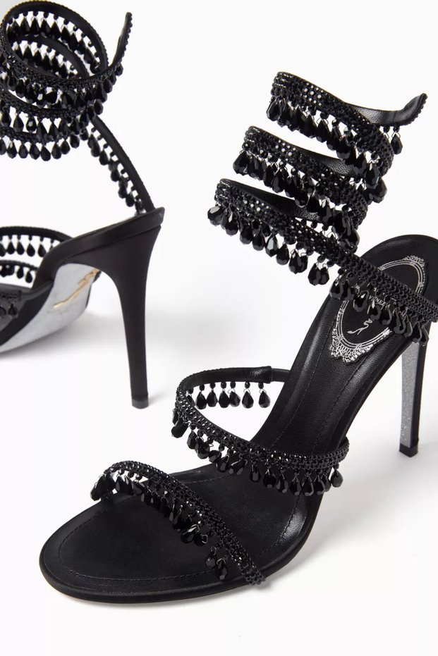 Chandelier 105 Sandals in Leather