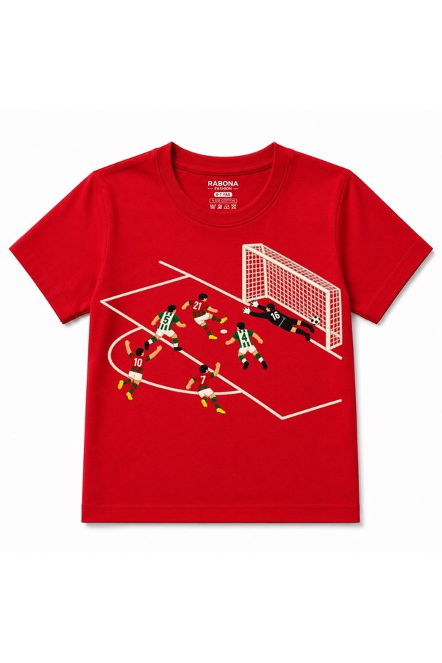 Last Shot 21 – Red Green Football Goal Moment Kids' T-Shirt