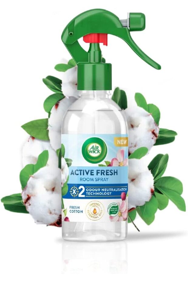 Freshener Room Spray| Odour Neutraliser, Bathroom and Room Freshener|Fragrance : Cotton| Contains : 1 Bottle