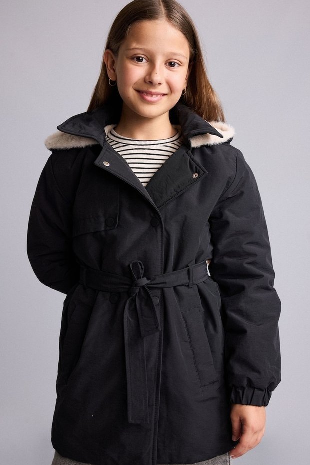Girl's Coat C5230A8/Bk27 Black