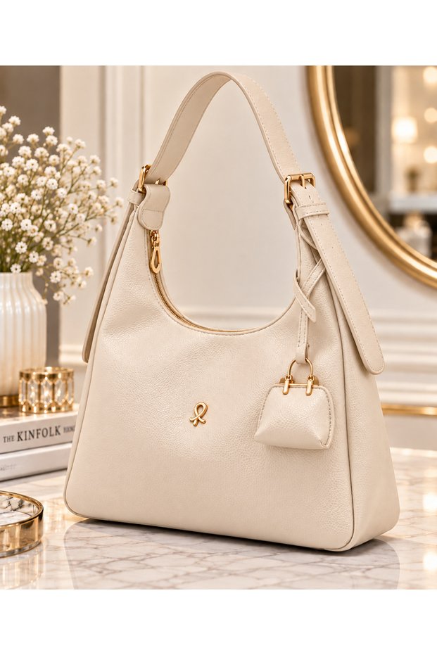 Modern Women's Shoulder Bag with Lining and Adjustable Strap, Gift-Ready Daily Use Shoulder Bag