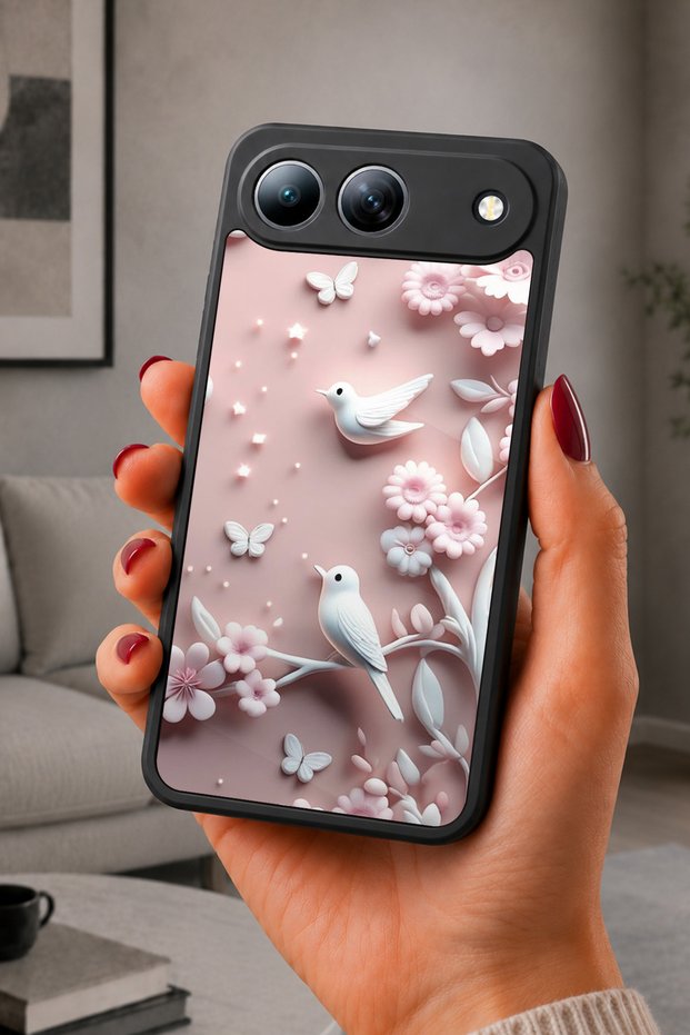 Spark 40 5g Compatible Printed, Matte Black, Soft Silicone, Protective, Shock Absorbing Cover, Case