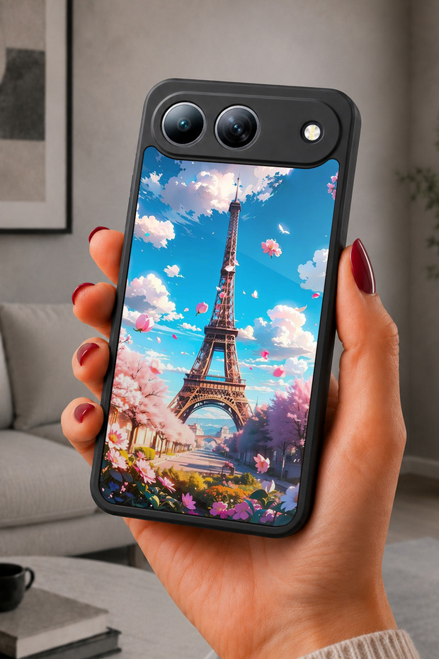 Spark 40 5g Compatible Printed, Matte Black, Soft Silicone, Protective, Shock Absorbing Cover, Case