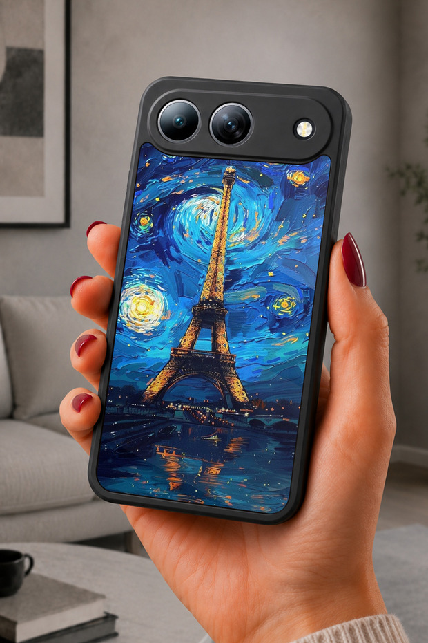 Spark 40 5g Compatible Printed, Matte Black, Soft Silicone, Protective, Shock Absorbing Cover, Case