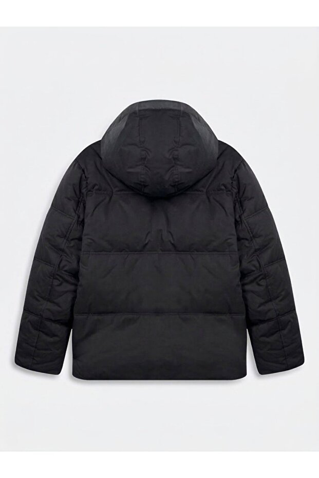 Black Hooded Jacket
