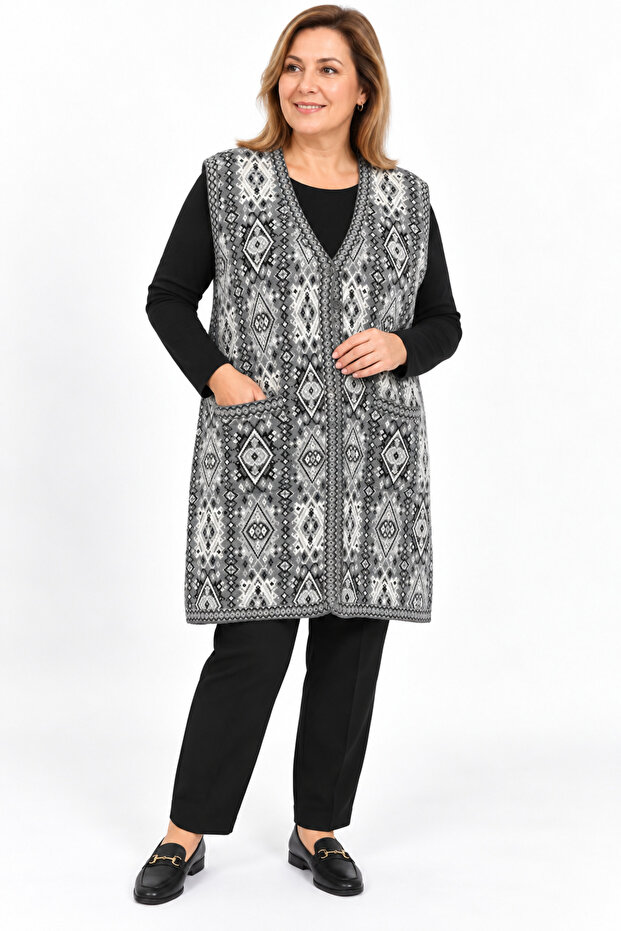 Ethnic Long Vest