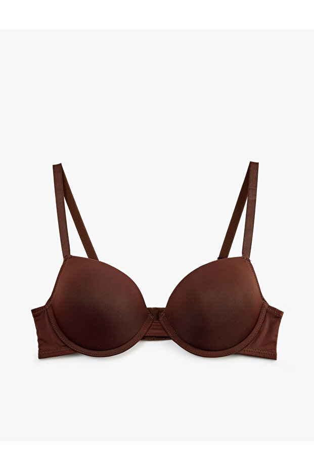 Padded Underwire Covered Push up Bra