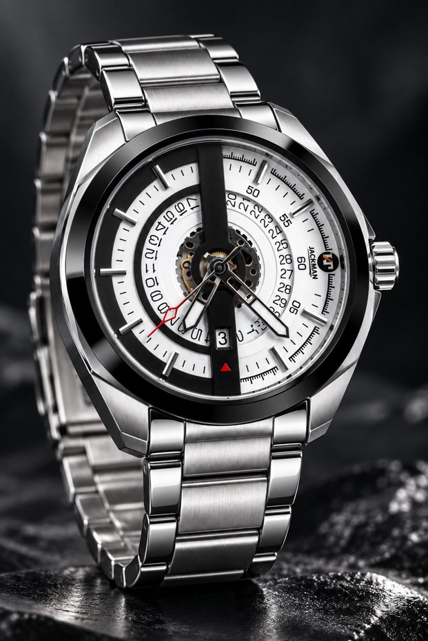 silver watch