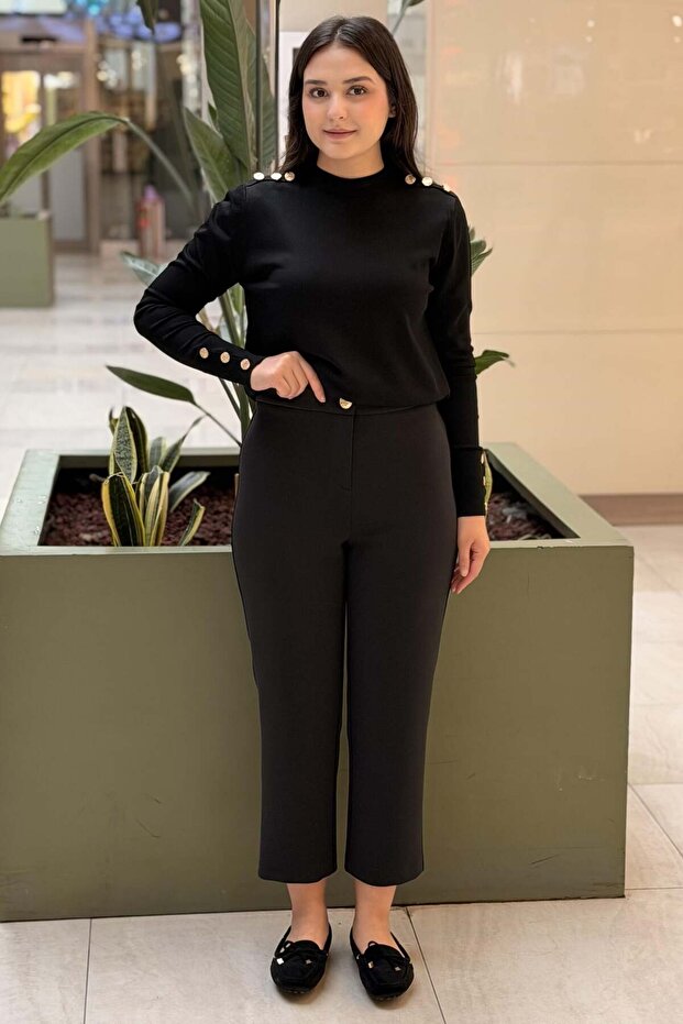 Sentez Stretch Pipe Leg Trousers