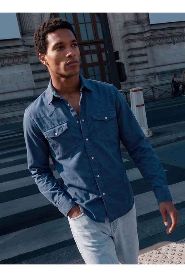 Denim Regular Fit Denim Shirt